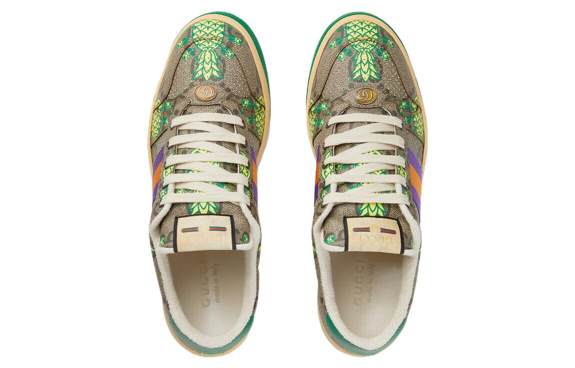 Gucci GG Tropical Patterns Sneakers 'Tan Multi' 673409-UIR20-9791