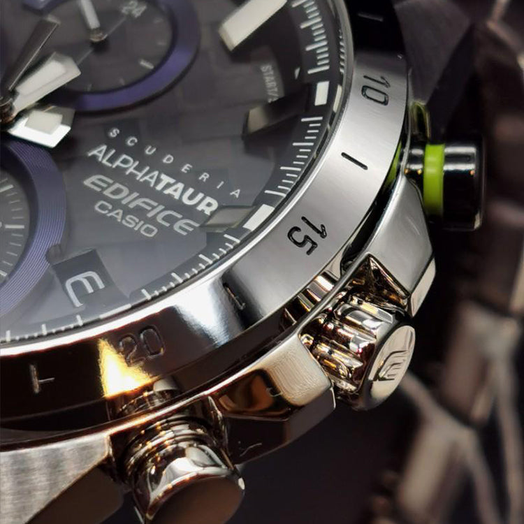 CASIO EDIFICE Waterproof Sports Sapphire Crystal Solar Powered Mens EFR-571AT-1A