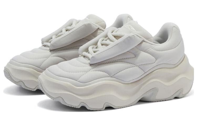 (WMNS) Li-Ning Puff Runner 'White Grey' AZGT072-2
