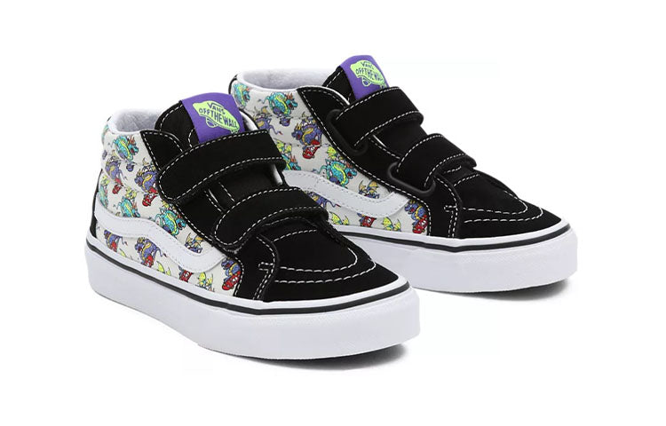 (GS) Vans Skate Dragon Sk8-Mid 'Black White' VN0A38HHARH