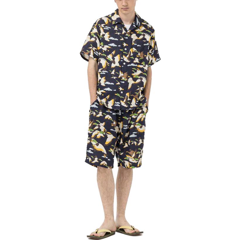 HUMAN MADE Tiger Gauze Aloha Shirt 'Yellow' HM25SH018
