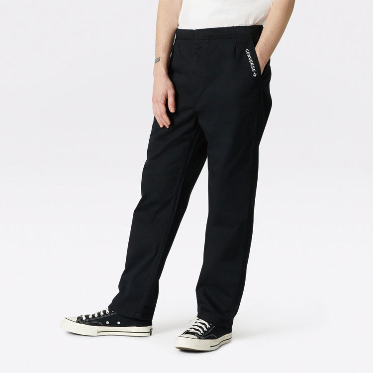 Converse Easy Waist Woven Pants Asia Sizing 'Black' 10018387-A02