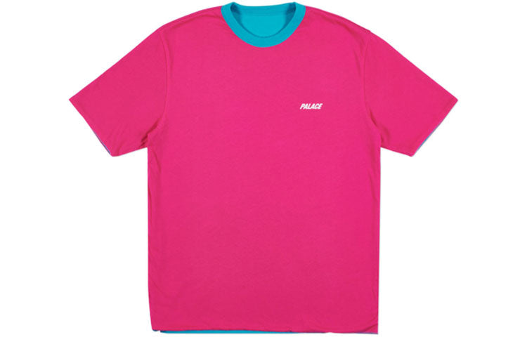 PALACE Reverso Og Large Triangle Logo Double Sided Short Sleeve Green Lake T-Shirt P14ES064
