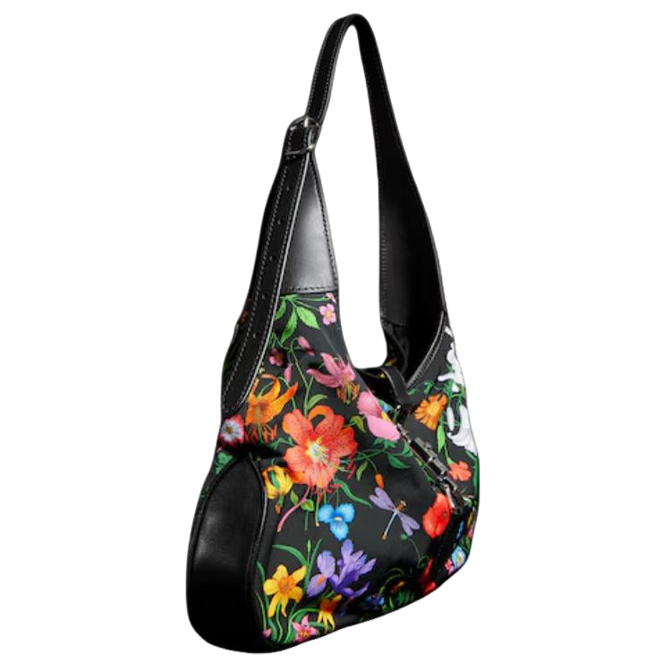 (WMNS) Gucci Jackie 1961 Medium Shoulder Bag 'Black Multicolor' 863136-FAF7O-1046