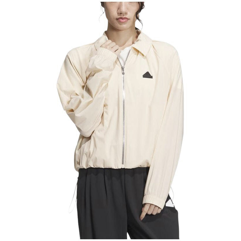 (WMNS) adidas Tech Jacket Asia Sizing 'Whtie' IM8819