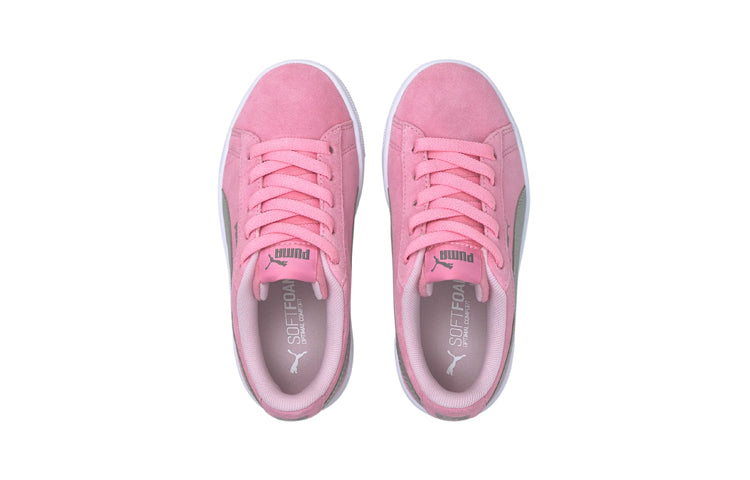 (PS) PUMA Vikky V2 Leisure Board Shoes Pink/White 370511-09