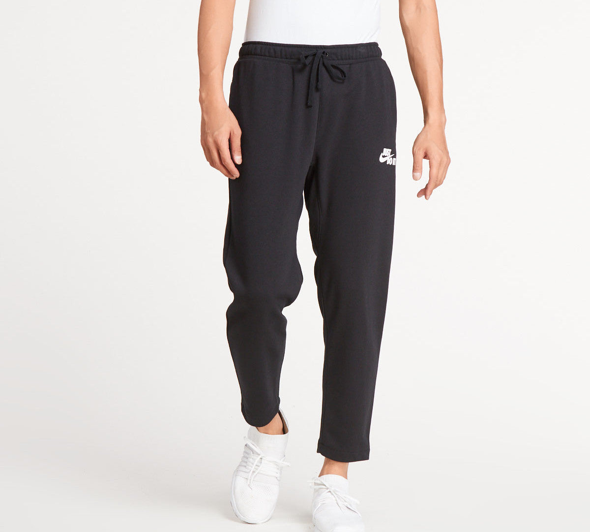 Nike Straight Casual Drawstring Sports Long Pants Black AJ2330-010