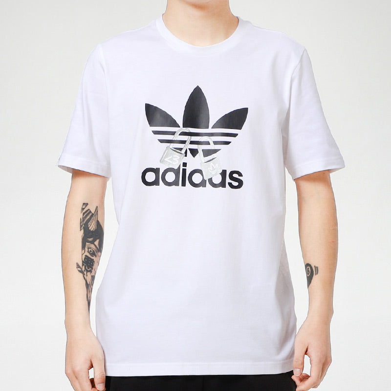 adidas originals Vday Tee Uni Casual Crew Neck Men's White H07084