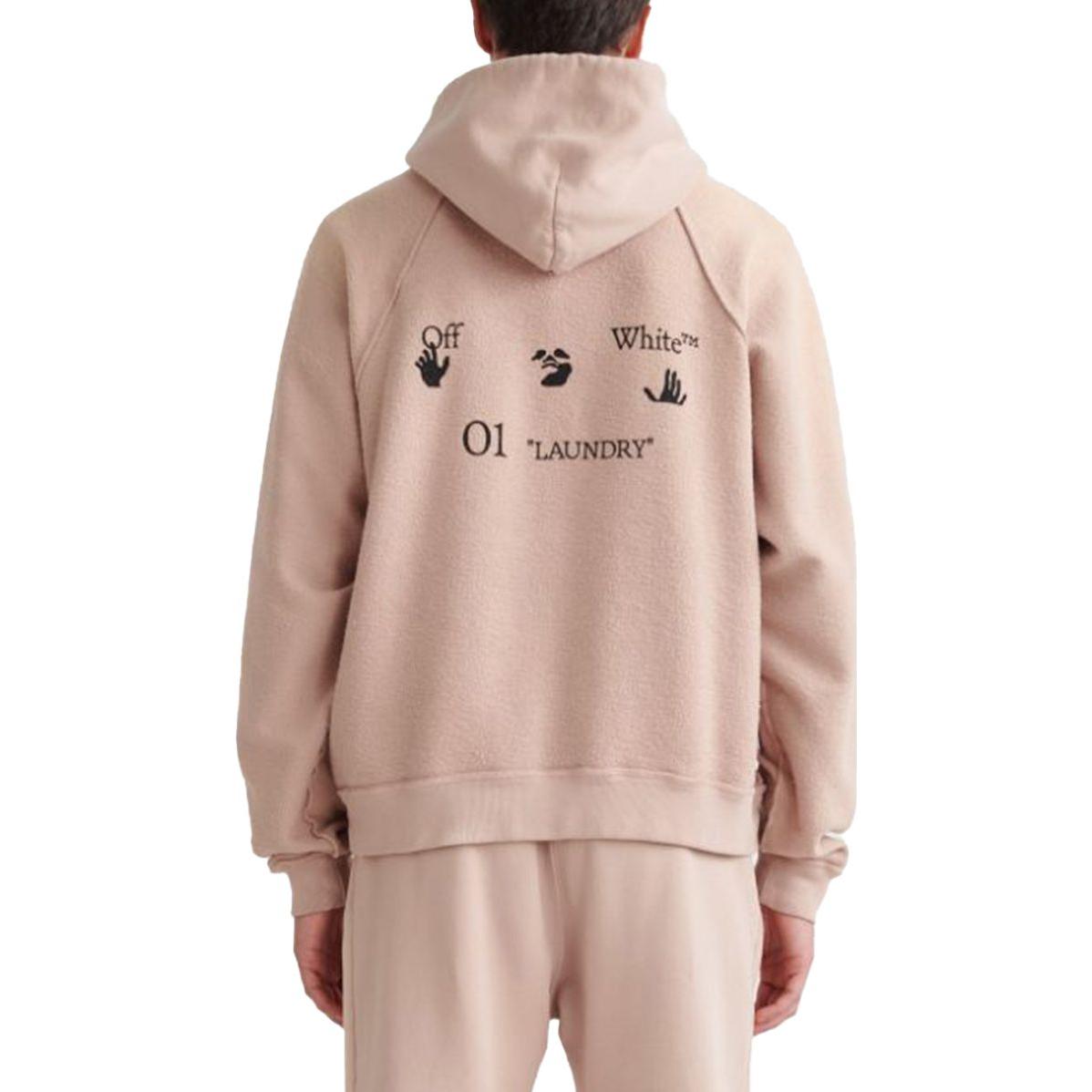 Off-White Laundry Raglan Skate Pocket Alphabet Beige OMBB096S22FLE0016262