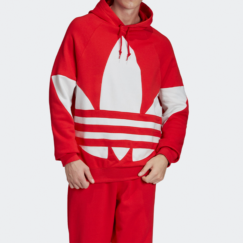 Men's adidas originals Hooded Drawstring Red FM9907
