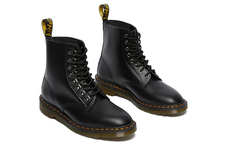 Dr. Martens 1460 Pascal Verso Smooth Leather Lace Up Boots 'Black' 26531001