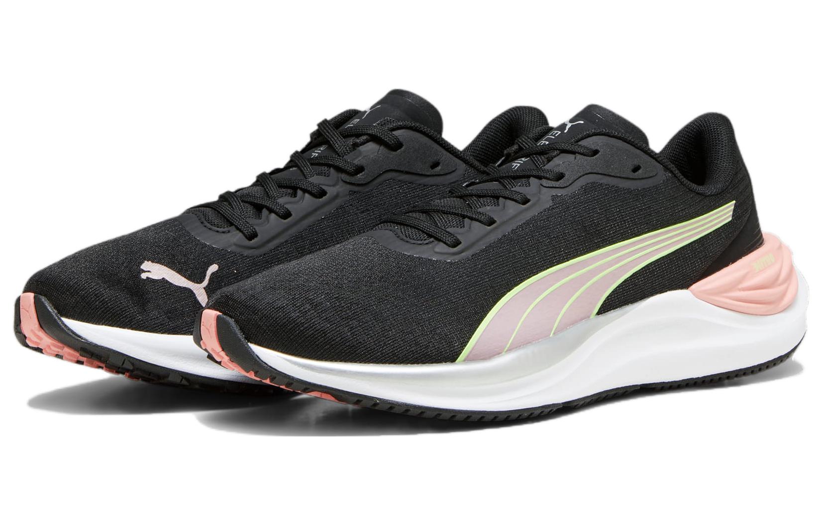 (WMNS) PUMA Electrify Nitro 3 'Black Peach Green' 378456-03