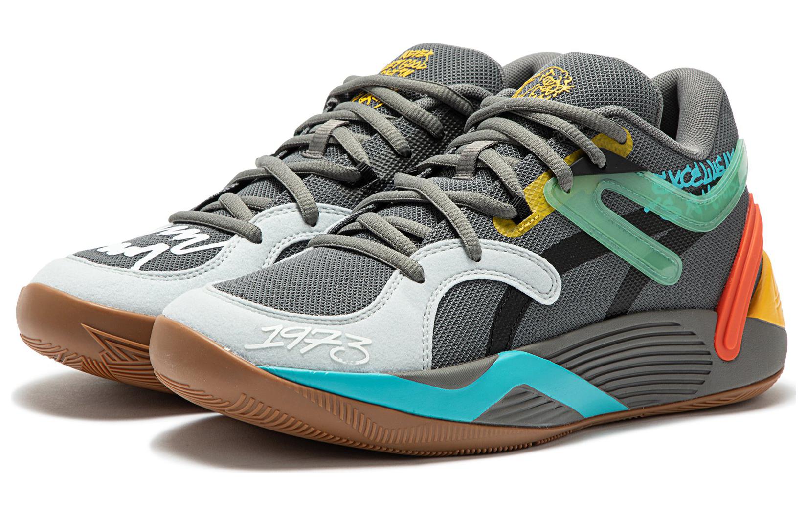PUMA Trc Blaze Court Block Party 'Gray White Blue' 378961-01
