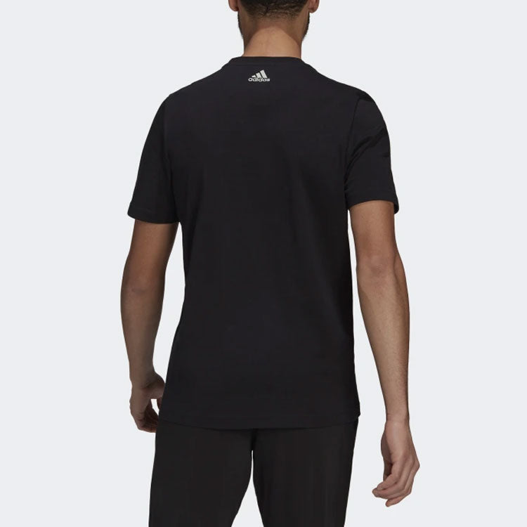 adidas 4d Gpx Tee M Casual Sports Round Neck Short Sleeve Black GJ6477
