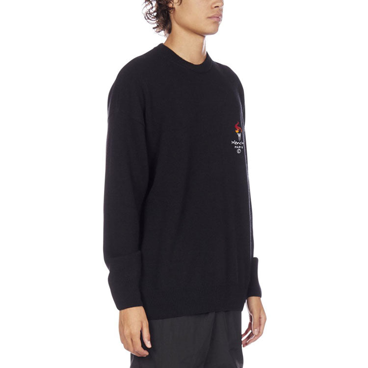 Balenciaga Paris Olympics Crew Neck Sweater 'Black' 621032T41041070