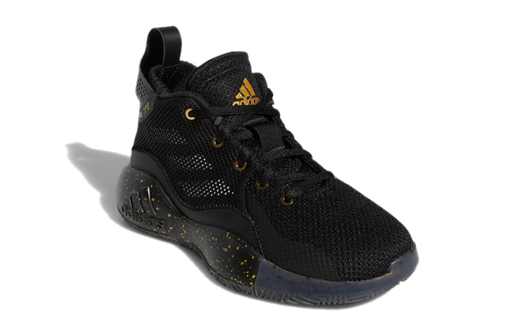 (GS) adidas D Rose 773 2020 'Black Yellow' FW8792