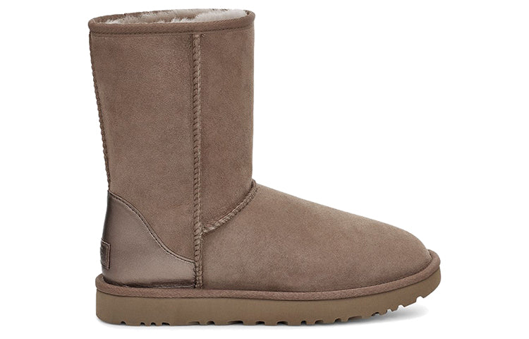 (WMNS) UGG Classic Short II Metallic 1112530-CRBO