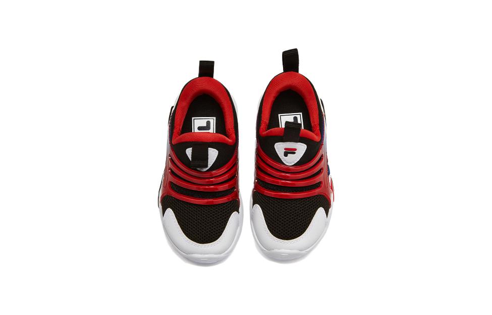 (TD) FILA Fashion Sneakers 'Black Red White' K13B331102FBM