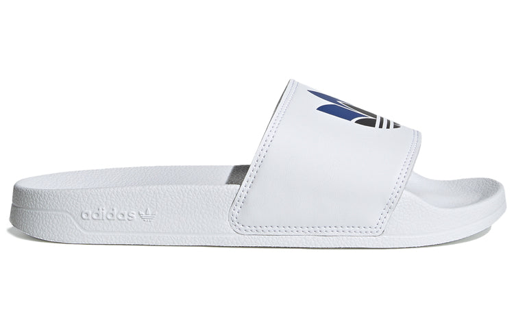 (WMNS) adidas originals Adilette Lite 'White Blue Black' FW0537