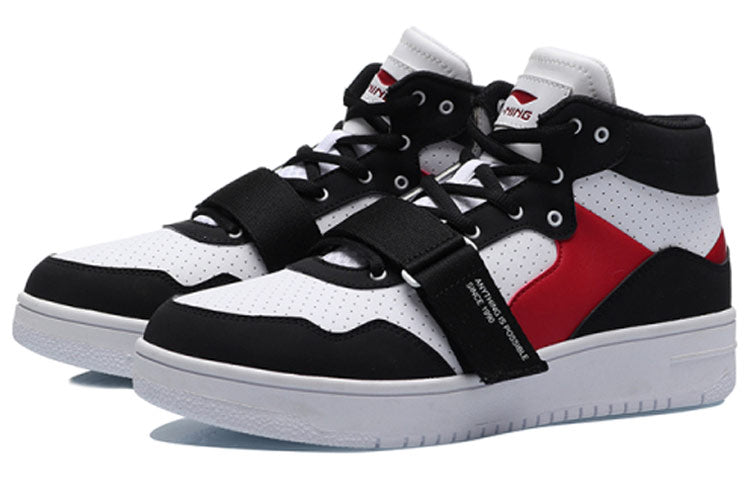 Li-Ning Classic Leisure Mid 'Black White Red' AGCP095-3