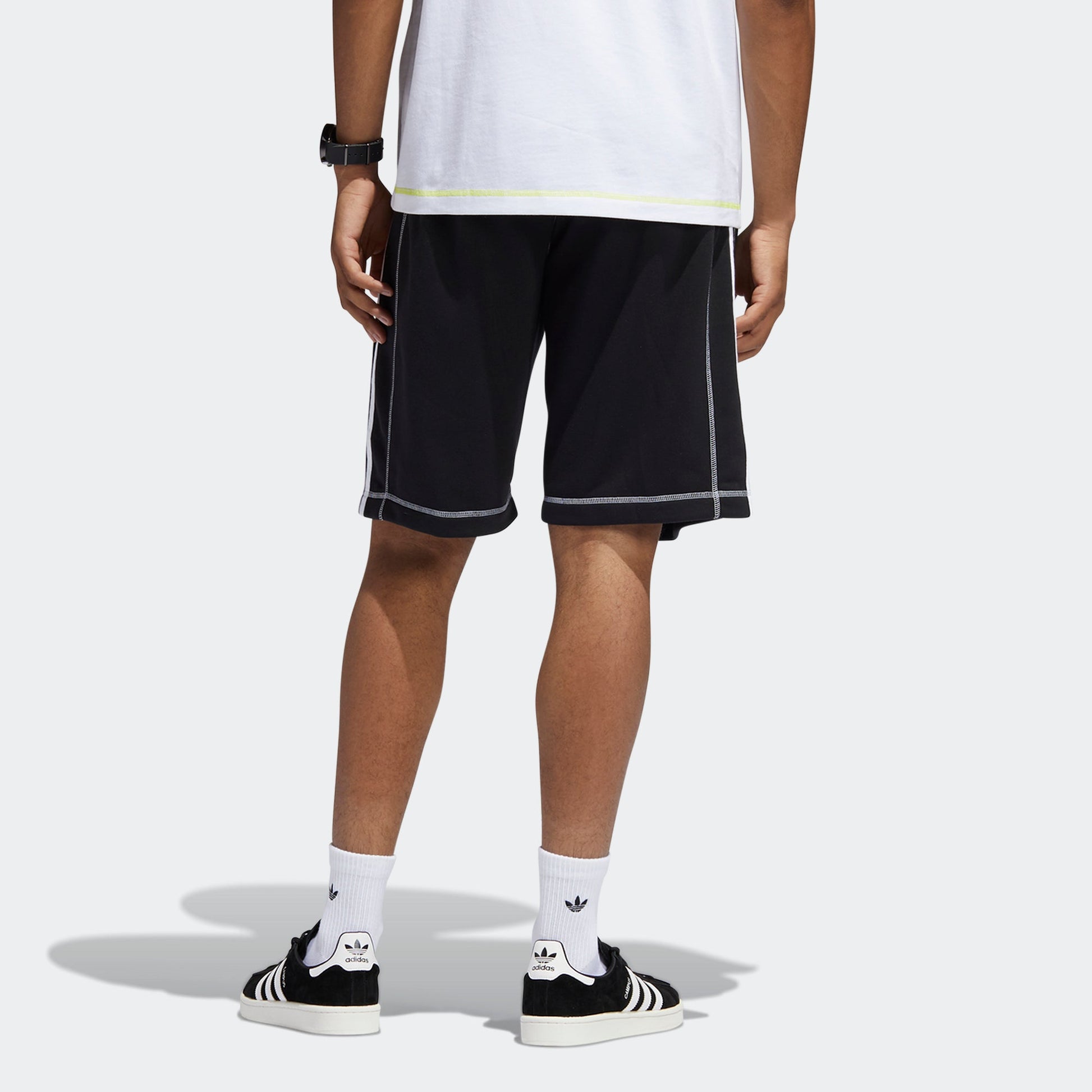 adidas Men's originals Cntrst Stitch S Sports Shorts Black GN3882