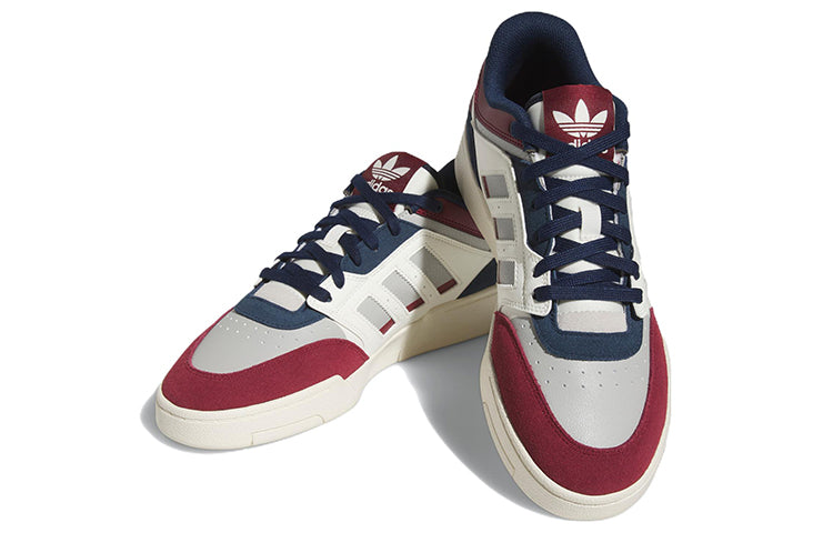 adidas Originals Drop Step Low Directional Shoes 'Navy Red' HQ7118