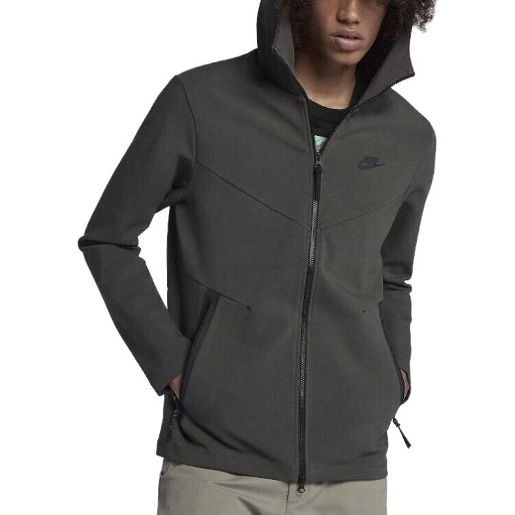 Nike Sportswear Tech Full Zip Hoodie 'Olive Green' AA3784-001