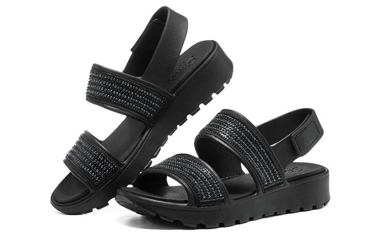 (WMNS) Skechers Footsteps How extra 'Black' 111099-BBK