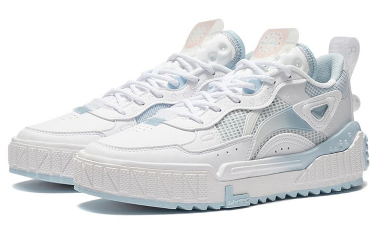 (WMNS) Li-Ning No.258 Skateboarding 'White Baby Blue' AGCS076-3