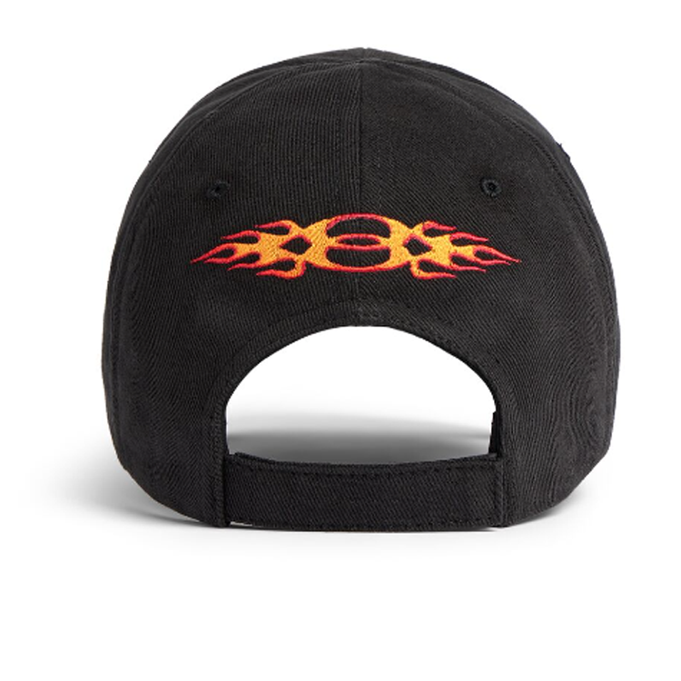 Balenciaga Burning Unity Cap 'Black Orange' 794892410B21076