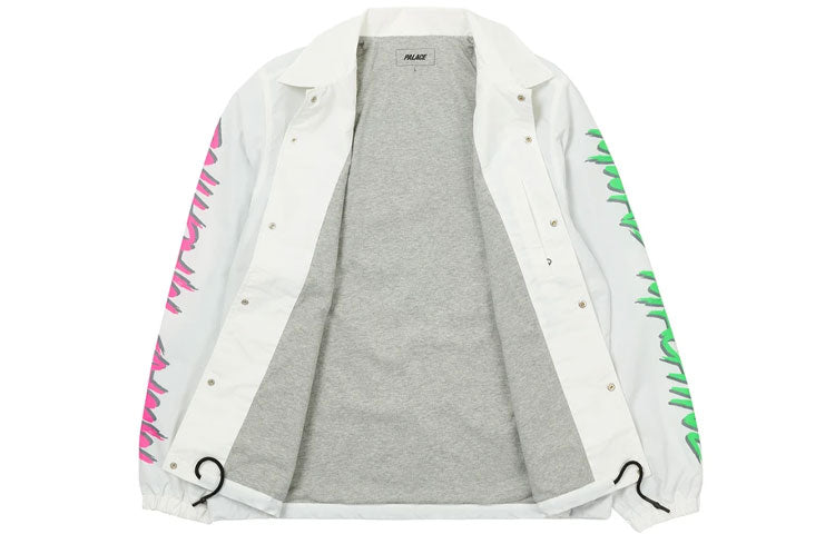 PALACE x M-Zone Crossover Small Devil Tri-Ferg Pattern Long Sleeves White Jacket P20JK124