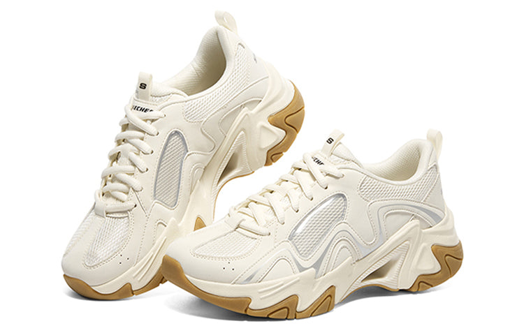 (WMNS) Skechers Stamina V3 Shoes 'White Tan' 896151-NAT