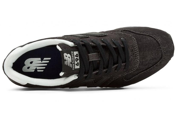 (WMNS) New Balance 696 Cotton Denim 'Black White' WL696DB