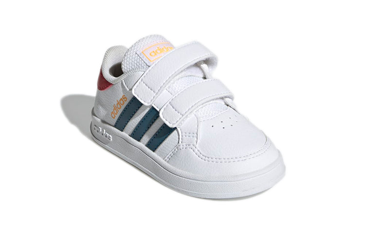 (TD) adidas Breaknet Shoes 'Cloud White Orbit Indigo Scarlet' GZ7646