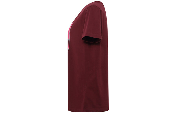 KENZO Gold Tiger Short Sleeve T-Shirt 'Burgundy' F962TS8184Y5-23