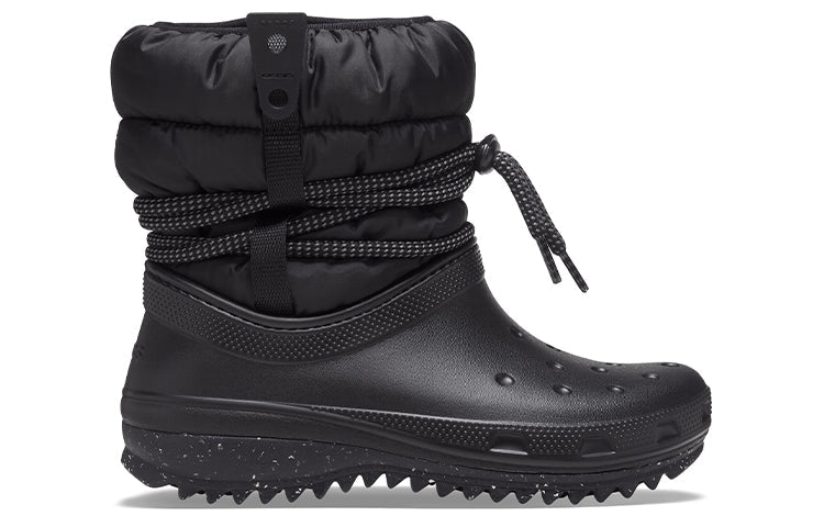 (WMNS) Crocs Classic Neo Puff Luxe Boots 'Black' 207312-001