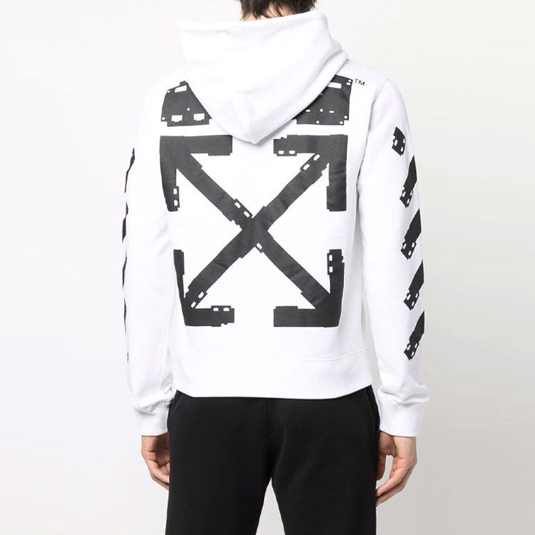 Men's Off-White x Teenage Engineering Crossover Pullover White OMBB034T22FLE0010110