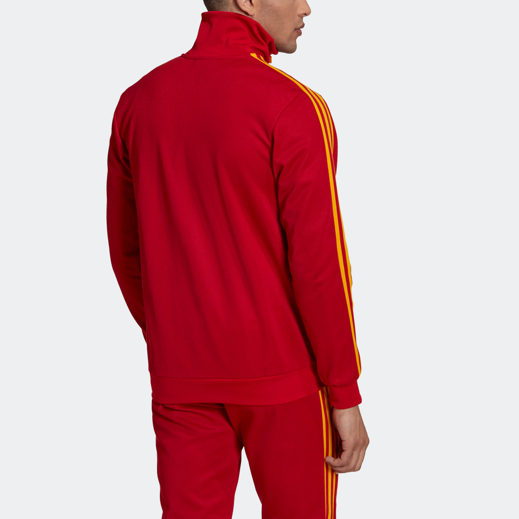 adidas originals Fb Nations Tt Logo Jacket Asia Sizing 'Red' HK7407