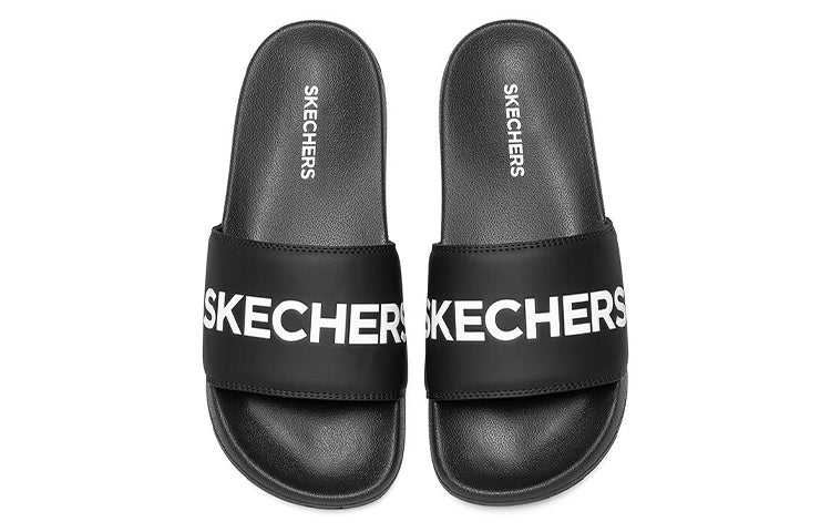 (WMNS) Skechers D Lites Slippers Black 8730046-BLK