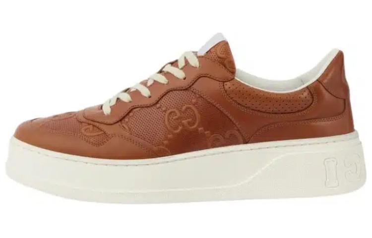 (WMNS) Gucci Chunky B GG Sneakers 'Brown' 726544-AABBV-2742