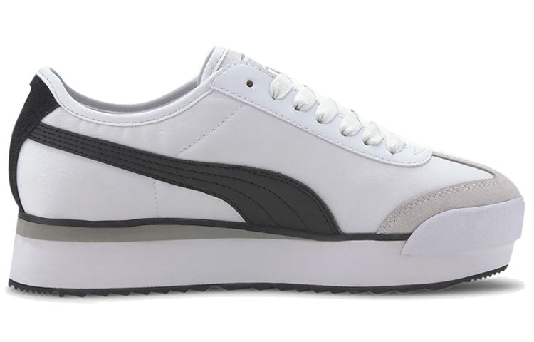 (WMNS) PUMA Roma Amor Logo 'White Black' 372113-03