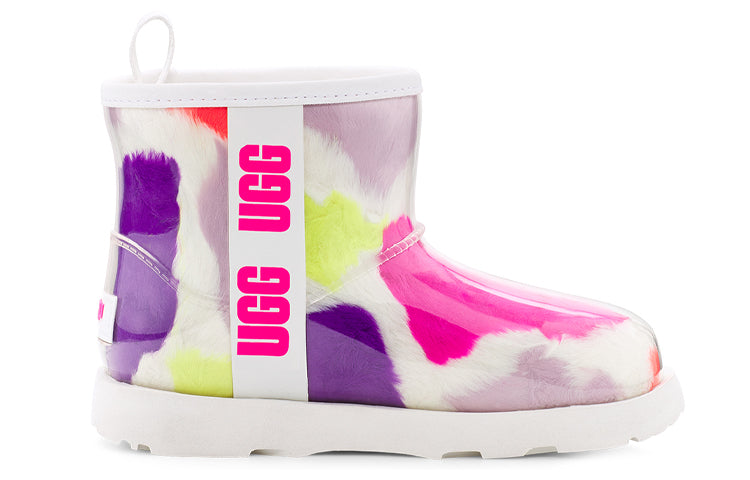 (WMNS) UGG Classic Clear Mini Party Spots Boot 'White' 1124956-WHT
