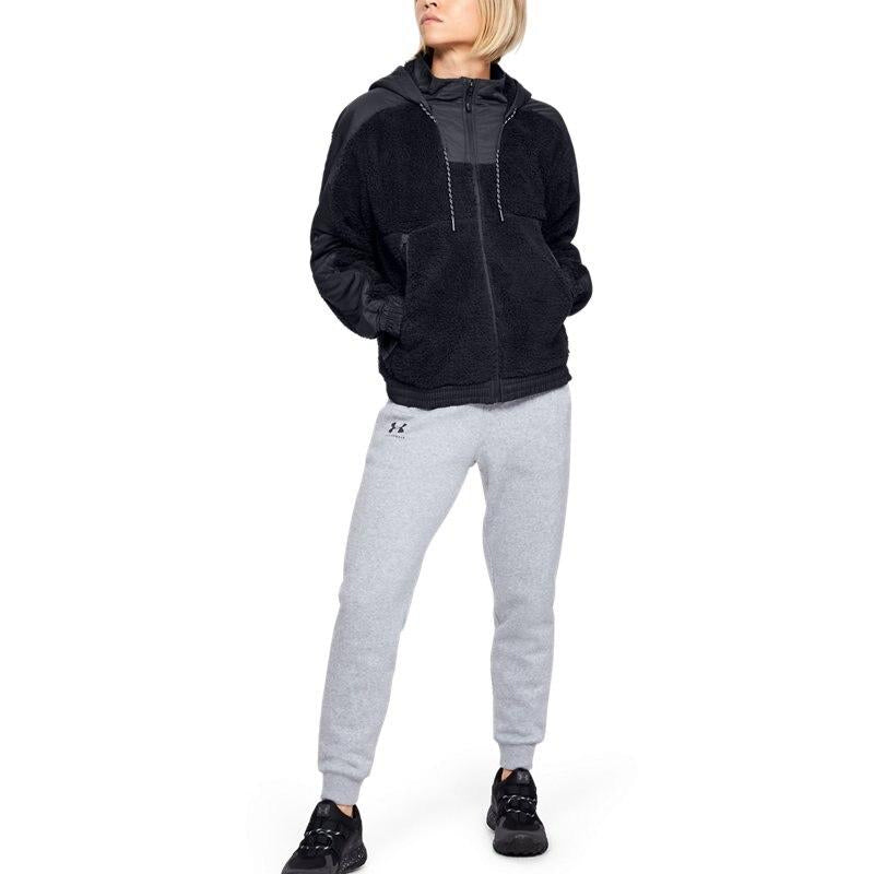 (WMNS) Under Armour Always On Sherpa Jacket 'Black' 1355383-001
