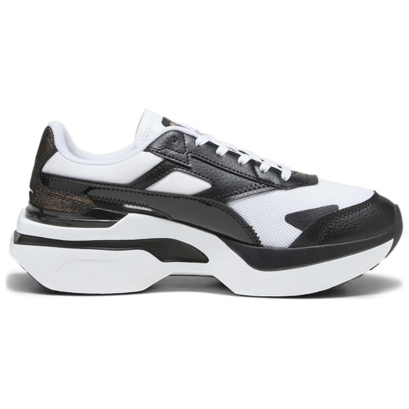 (WMNS) PUMA Kosmo Rider Glam Sneakers 'Black White' 393108-02