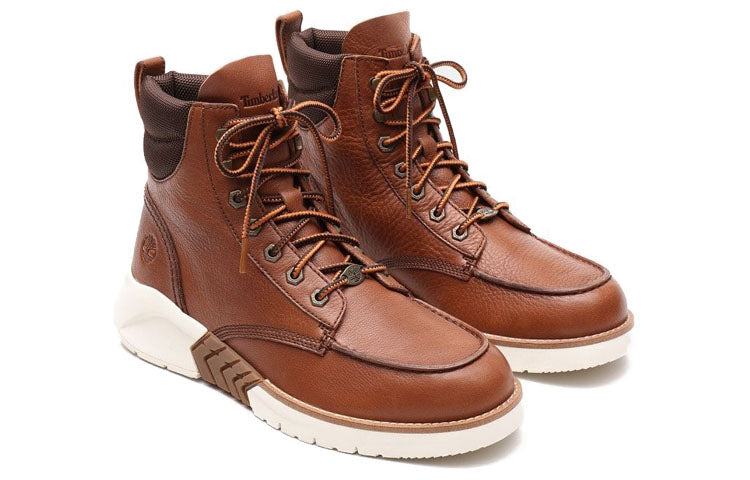 Timberland MTCR Moc Toe Wide-Fit Boots 'Brown' A2C4GW