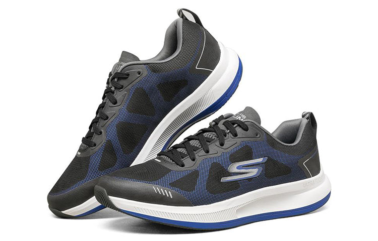 Skechers Go Run Low Black/Blue 220105-BKBL