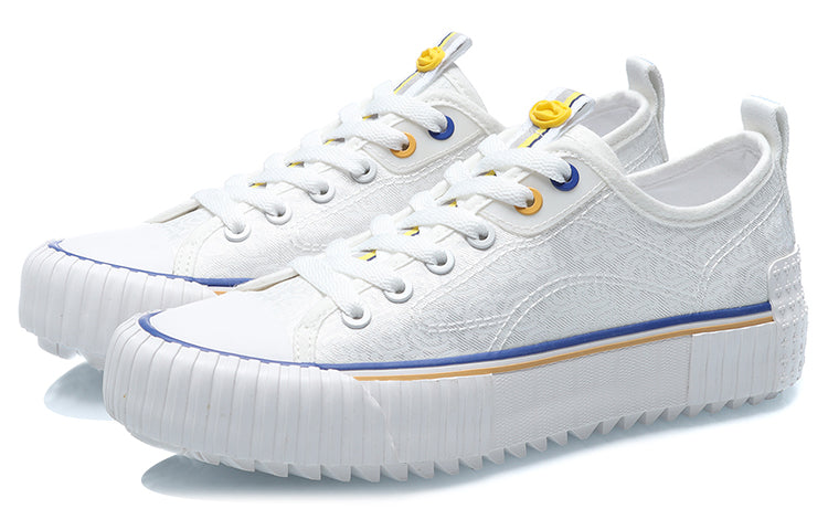 (WMNS) Li-Ning x Disney Skate Shoes 'White Yellow' AGCR178-2