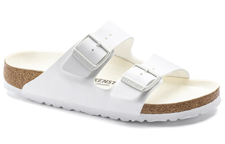 Birkenstock Arizona Birko-Flor Narrow Fit 'White' 1019046