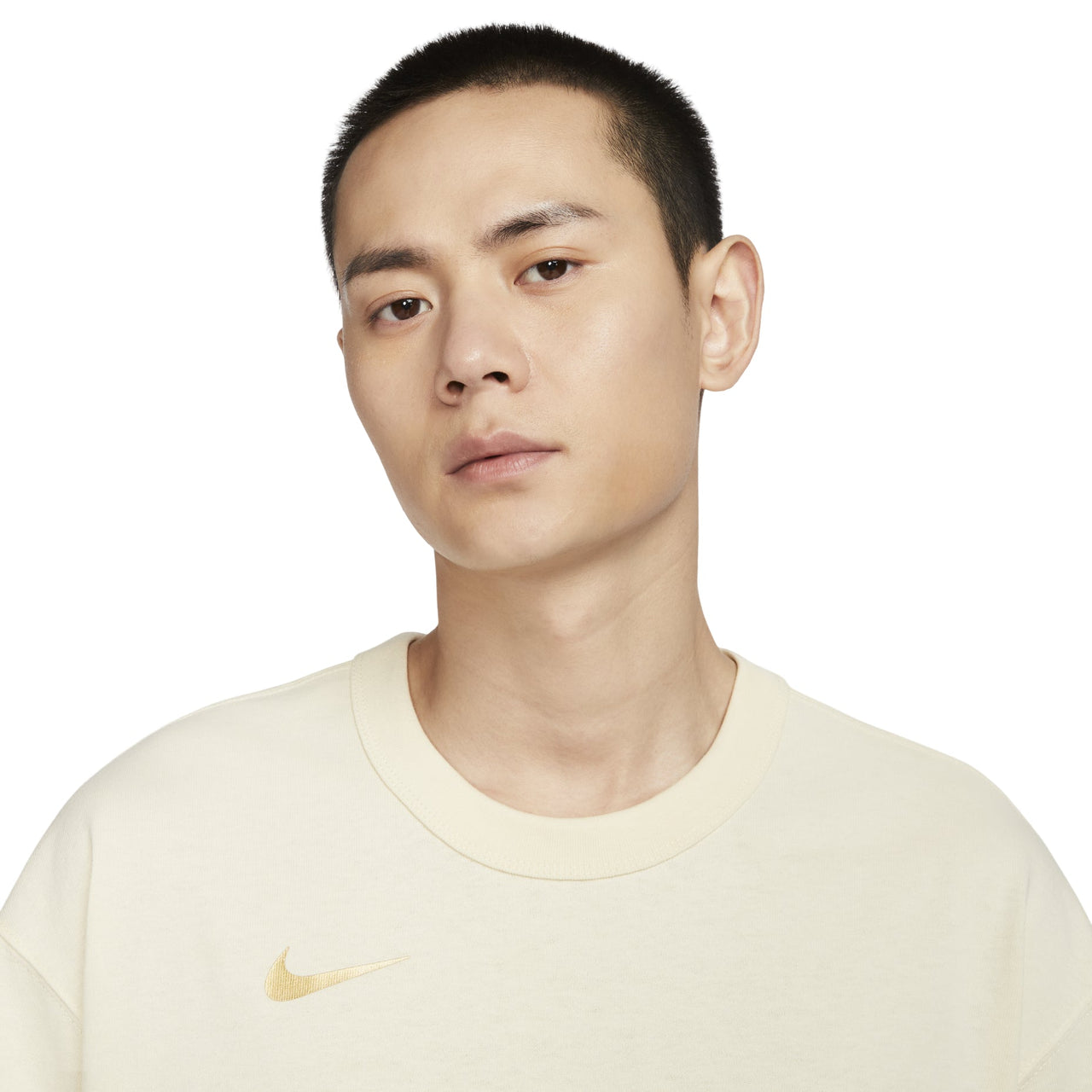 Nike LeBron Max90 Basketball T-Shirt Asia Sizing 'Coconut Milk' FZ8074-113