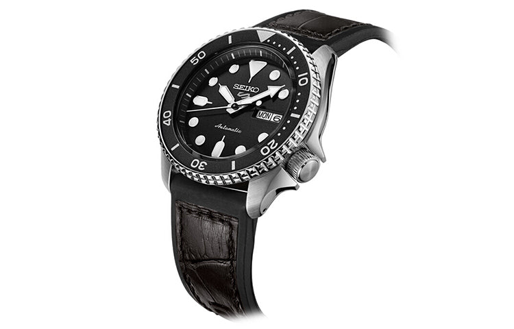 Men's SEIKO No. 5 Mechanical Watch Classic Black SRPD55K2